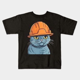 Catswithhardhats Kids T-Shirt